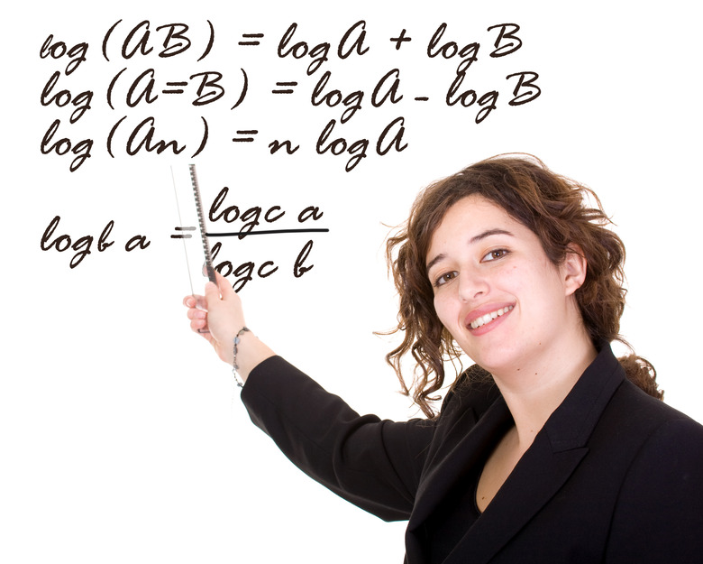 female maths teacher