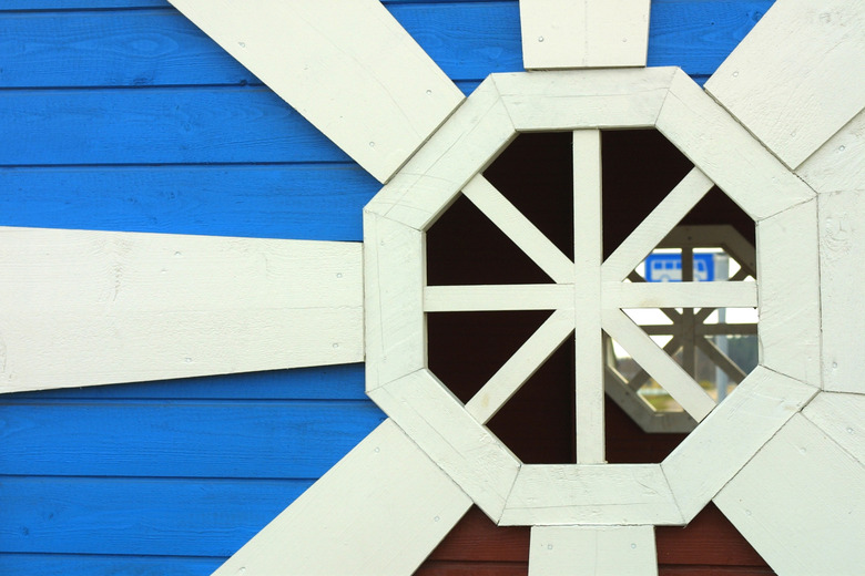 Whimsical window detail