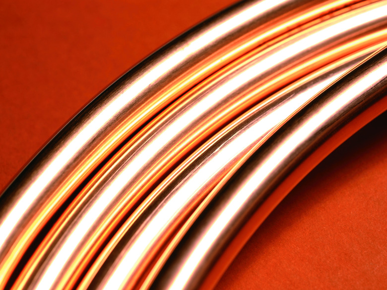 Photo, copper tubing, Color, High res