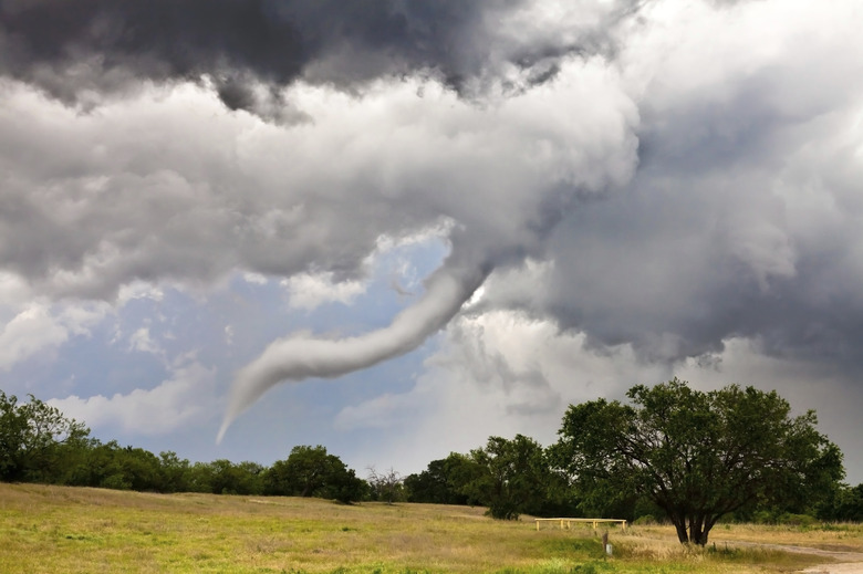 Tornado in the American plains