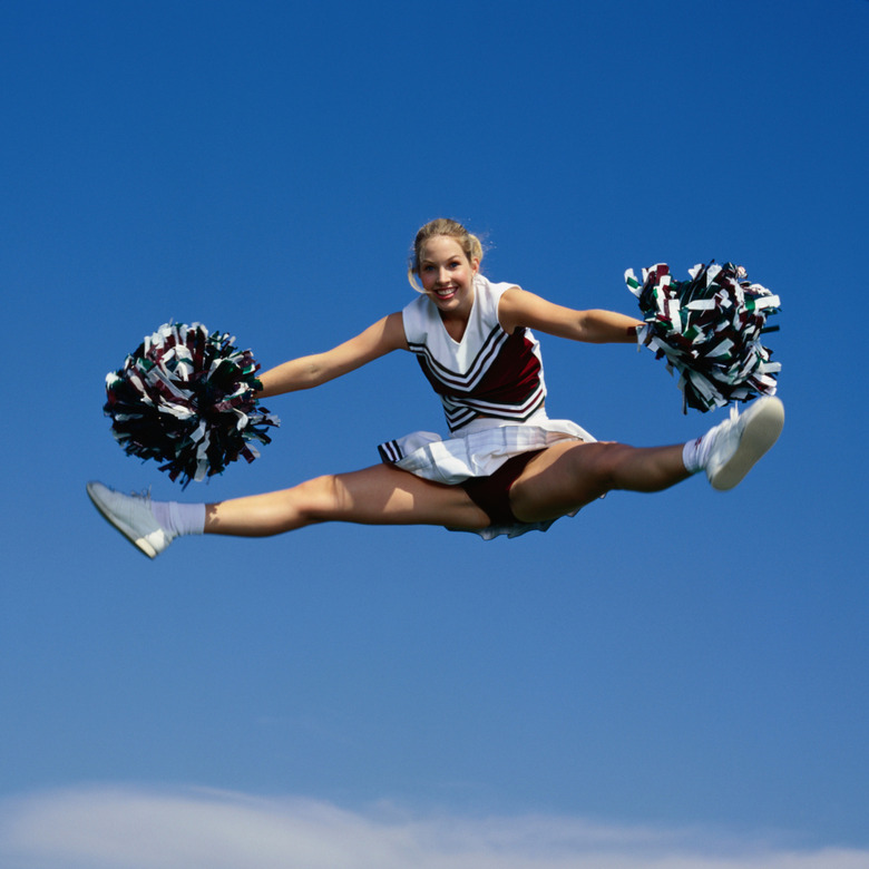 Cheerleader Jumping