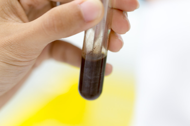 Analyze samples Cadmium ions in Laboratory.