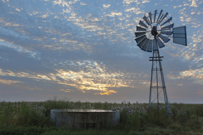 Windmill between the cosmos