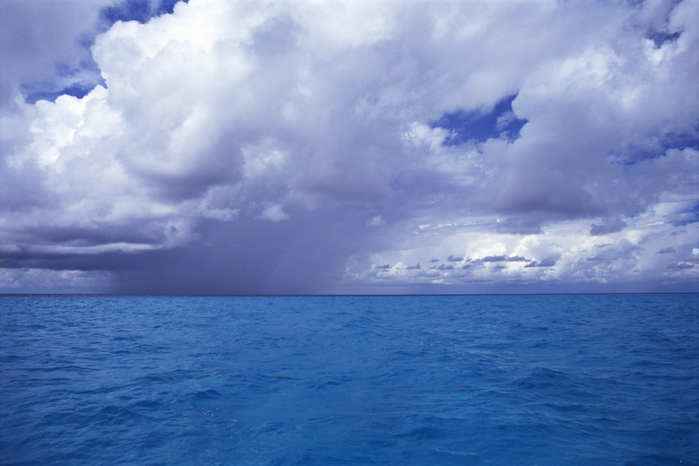 Clouds over ocean