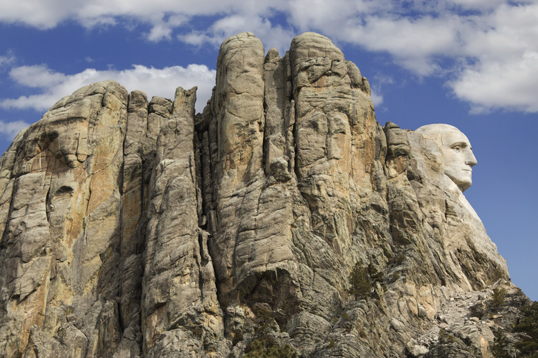 George Washington sculpture,  Mount Rushmore,  USA