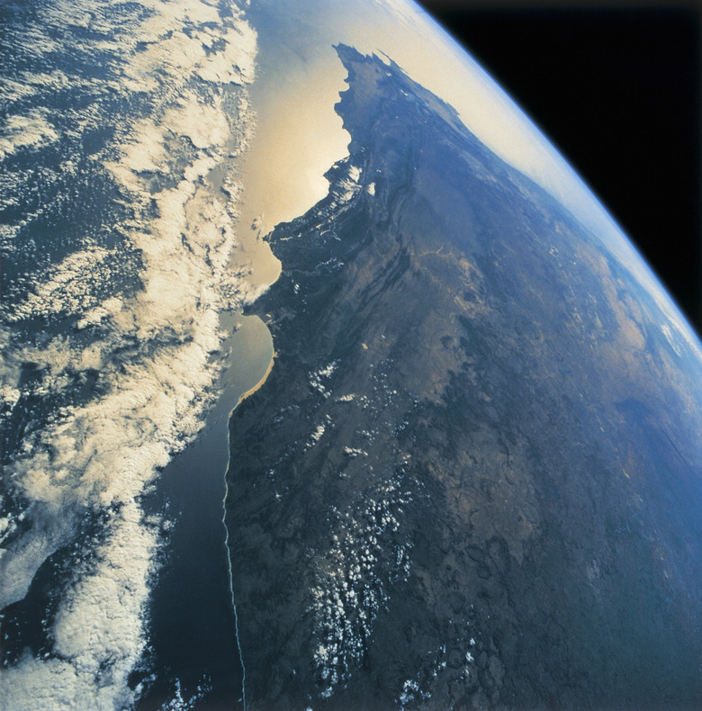 Planet earth viewed from space