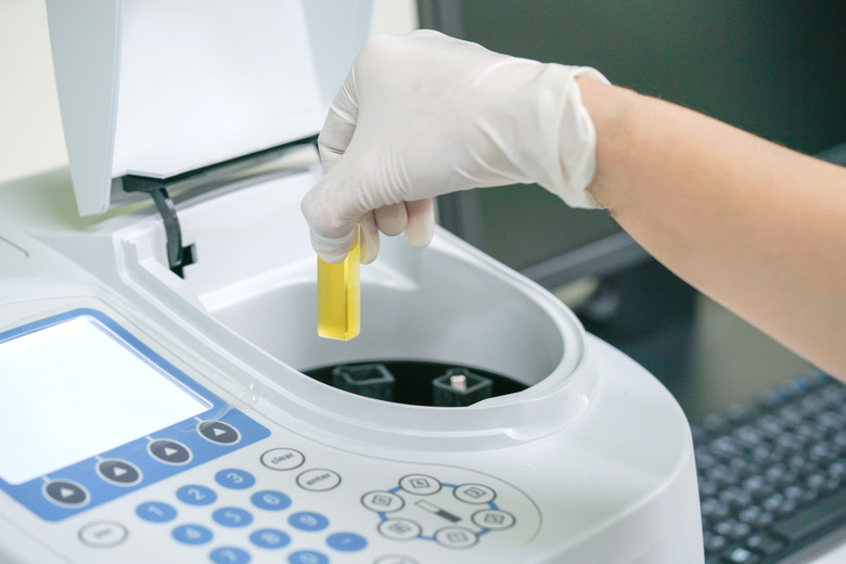 Spectrophotometer analysis