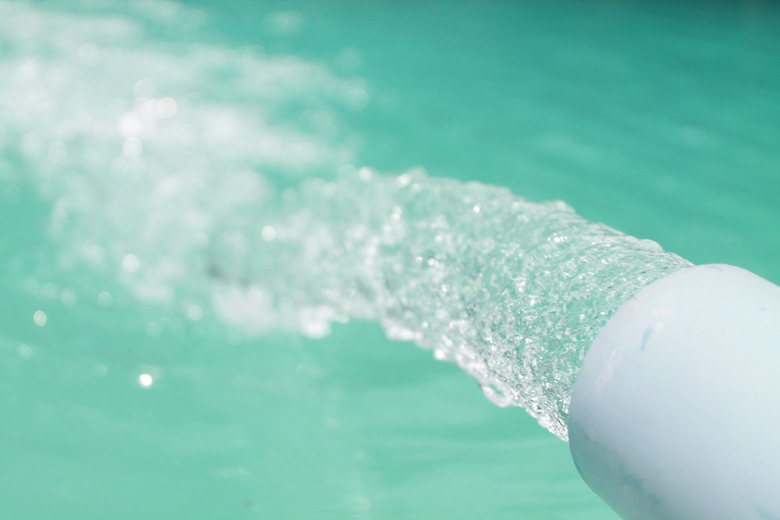 water flowing from a pipe