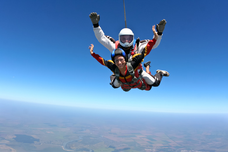 Skydiving photo. Tandem.