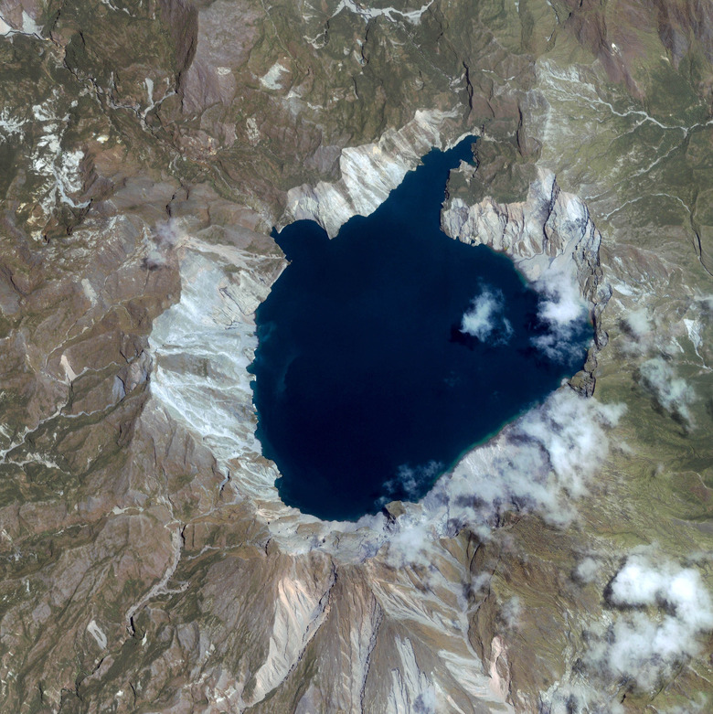 Satellite Photo Of Mt. Pinatubo