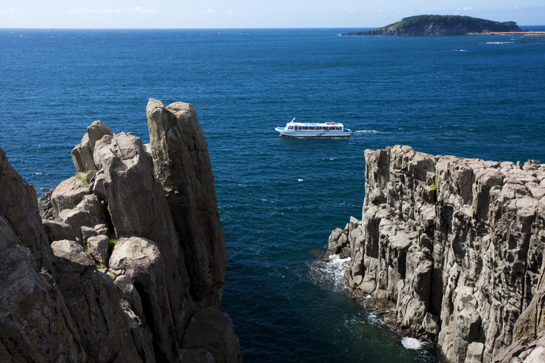 Tojinbo and Oshima Island, Fukui Prefecture, Honshu, Japan