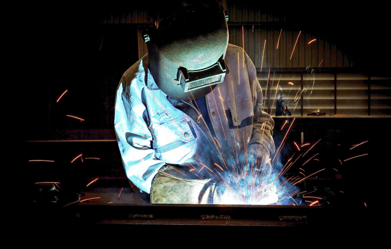 Welding with sparks