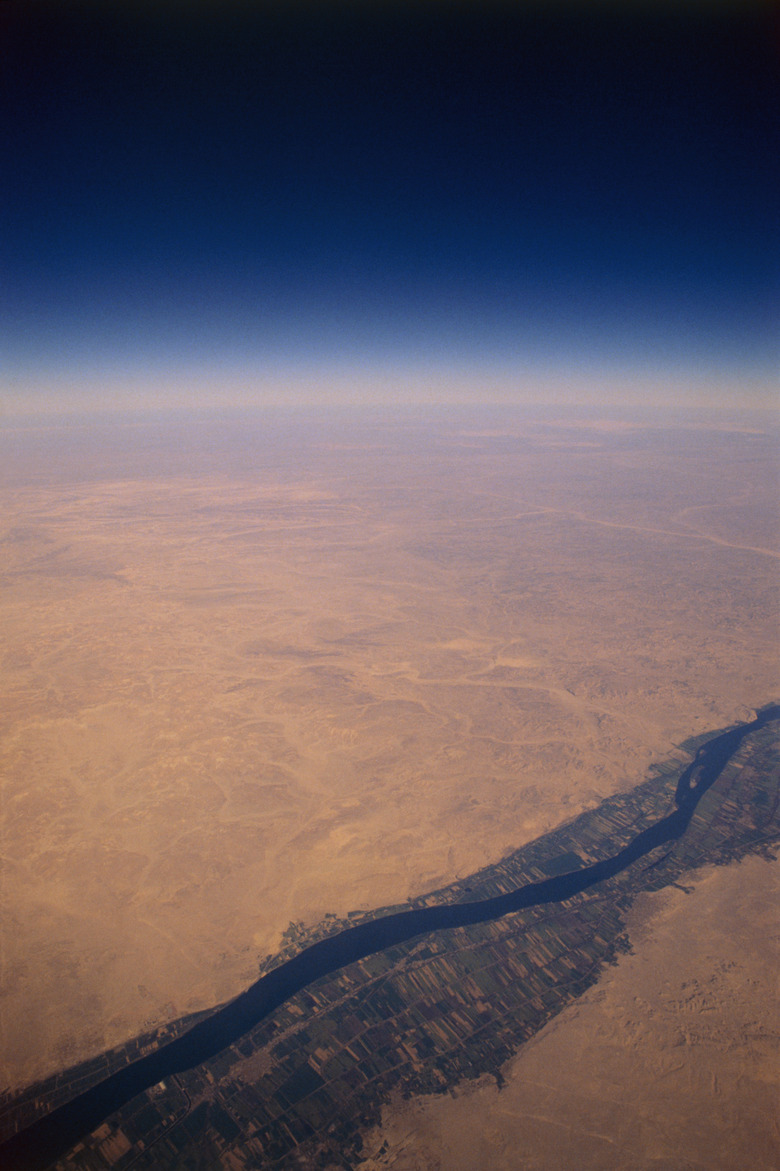 Nile River viewed from space