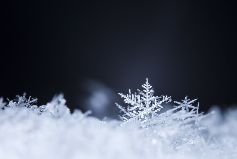 natural snowflakes