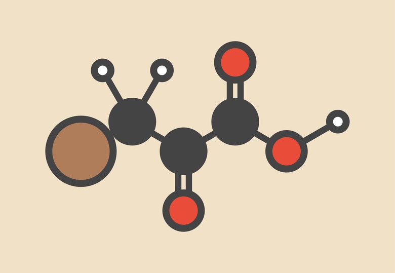 Bromopyruvic acid molecule