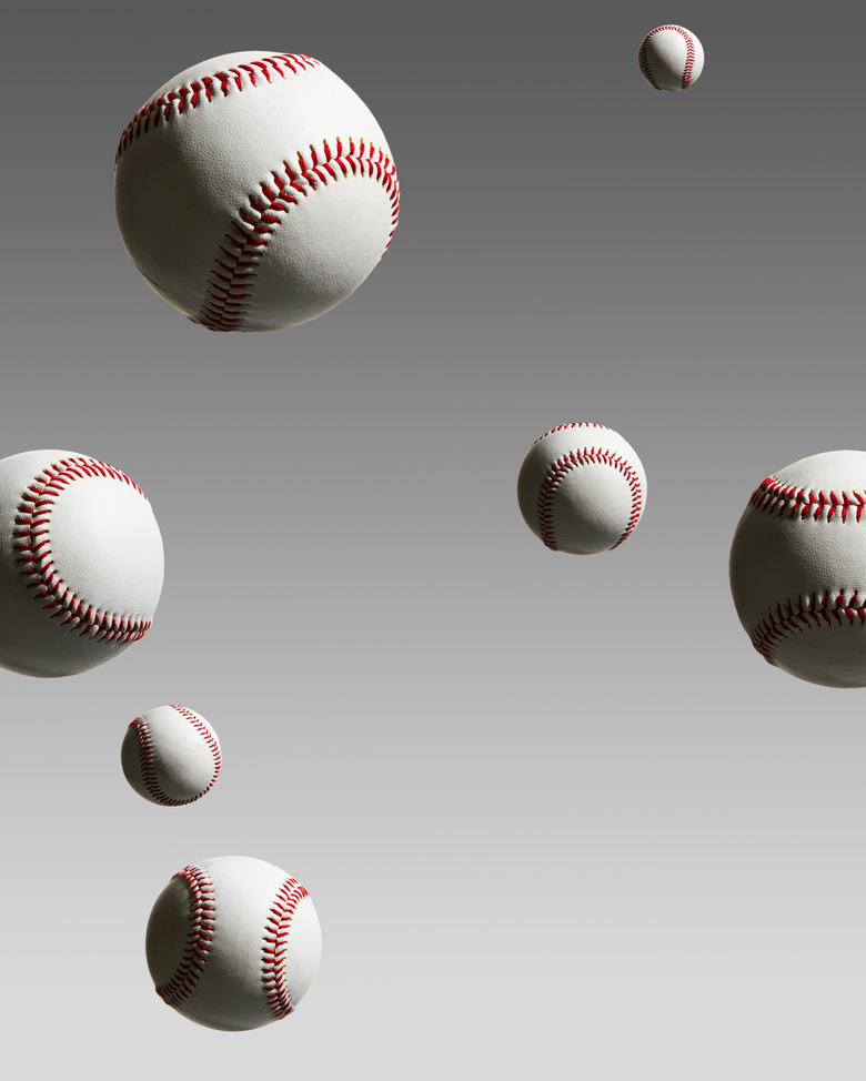 Baseballs falling from sky