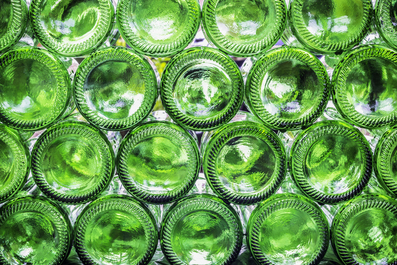 Bottoms of  bottles