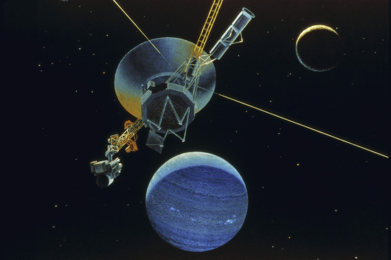 Voyager 2 Neptune & Triton 8/24/89 Rendering