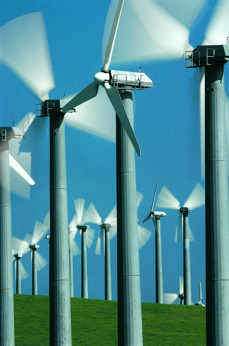 Wind Power Turbines, Tracy, California, USA