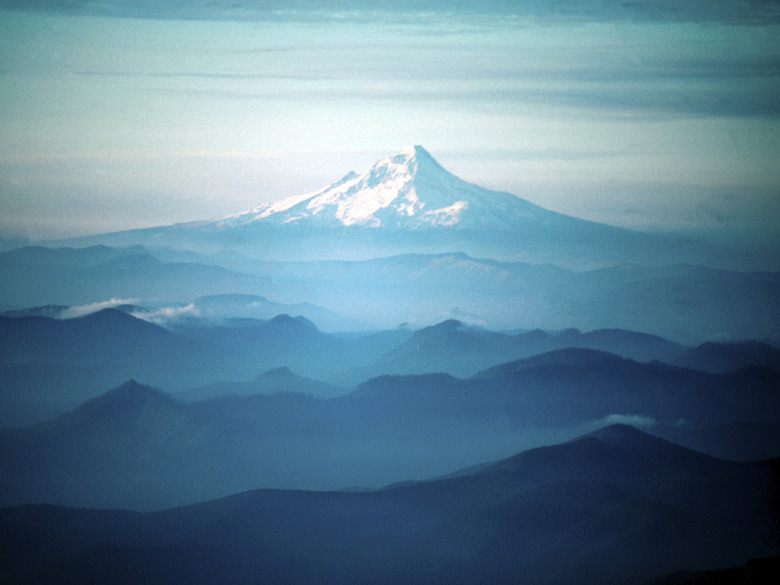 Landscape with Mount Rainier